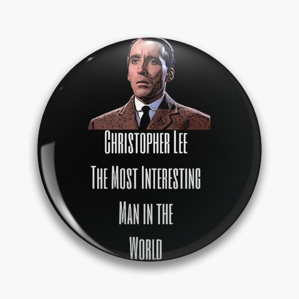 Item preview, Christopher Lee, Man of the World designed and sold by LisaMPierce1990.