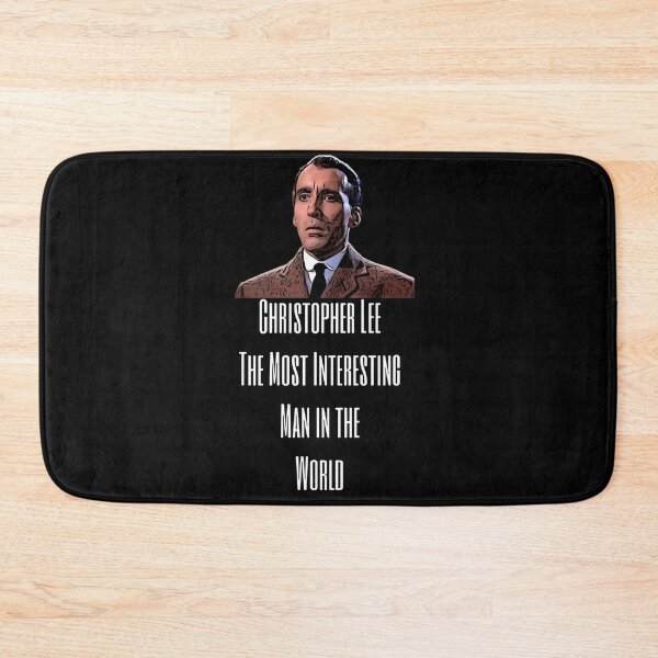 Item preview, Christopher Lee, Man of the World designed and sold by LisaMPierce1990.