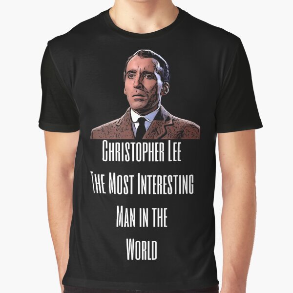 Item preview, Christopher Lee, Man of the World designed and sold by LisaMPierce1990.
