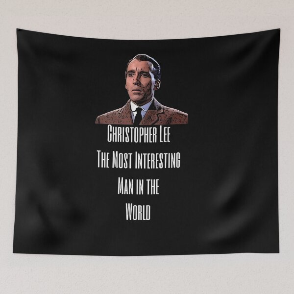 Item preview, Christopher Lee, Man of the World designed and sold by LisaMPierce1990.