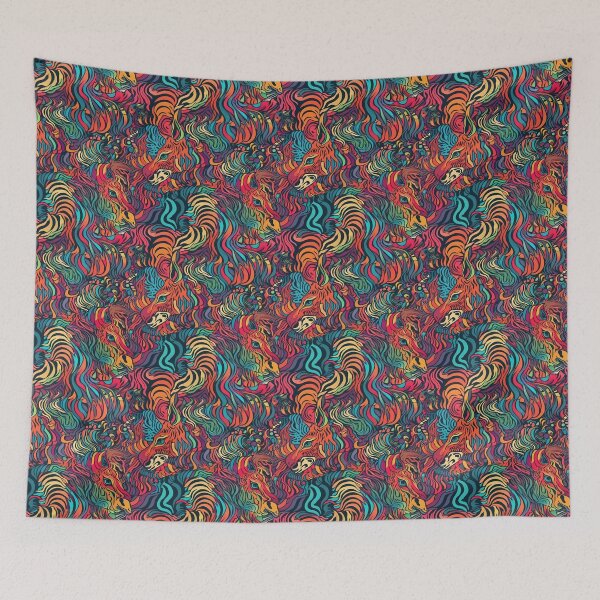 Item preview, Psychedelic Safari Animal Zebra Pattern #2 designed and sold by NextEchelon.
