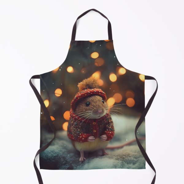 Item preview, Adorable Cute Christmas Mouse designed and sold by StickeryPickery.