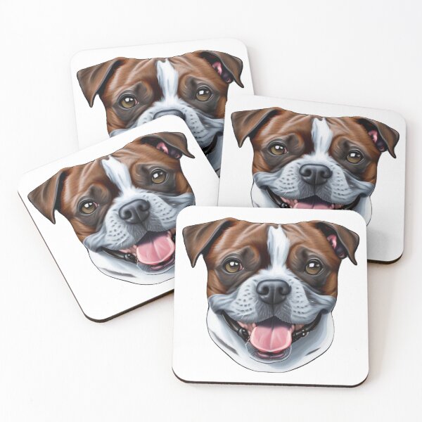Item preview, Cute Panting Dog Brown and white Puppy Cartoon sticker designed and sold by Bloomin'  Arty Families.