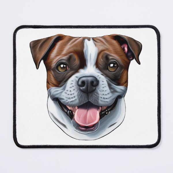 Item preview, Cute Panting Dog Brown and white Puppy Cartoon sticker designed and sold by Bloomin' Arty Families.
