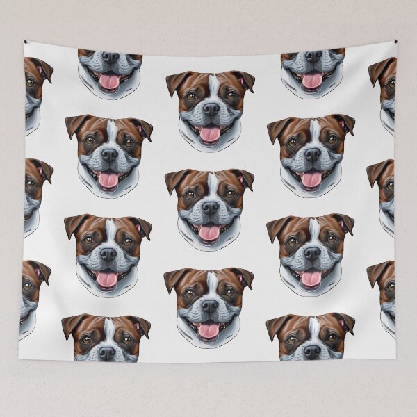 Item preview, Cute Panting Dog Brown and white Puppy Cartoon sticker designed and sold by Bloomin'  Arty Families.