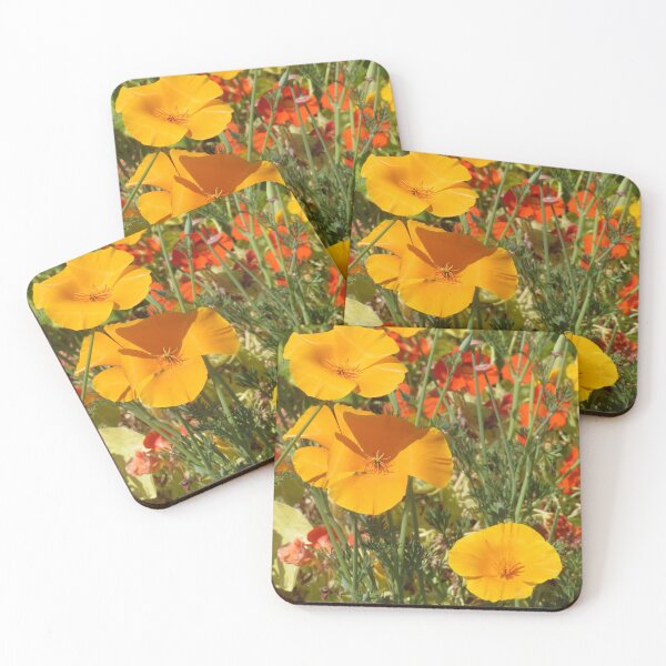 Artikelvorschau, Glorreiche leuchtende kalifornische Mohnblumen entworfen und verkauft von CarolBeeDesigns.