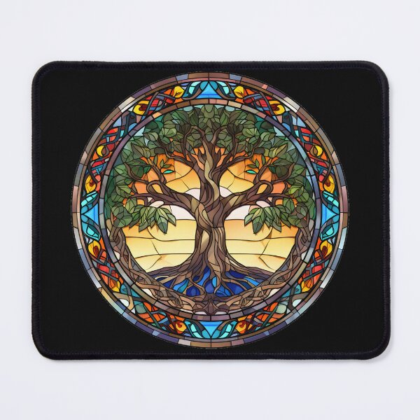 Item preview, Stained Glass Tree of Life: A Kaleidoscope of Colors designed and sold by SDVibeDesigns.