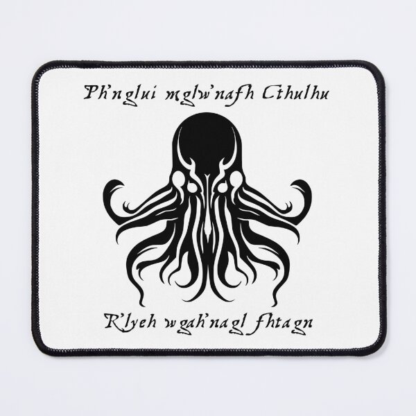Item preview, Dead Cthulhu Waits Dreaming (Black) designed and sold by Graffeine Art.