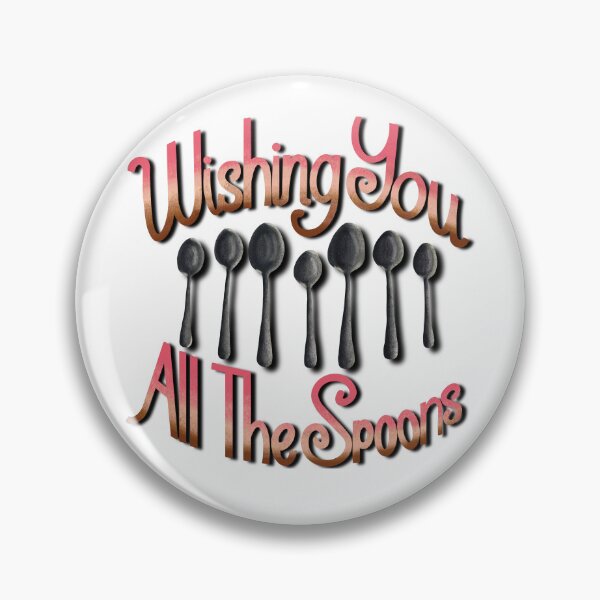 Item preview, Wishing You All the Spoons Pink designed and sold by AnchoredMae.