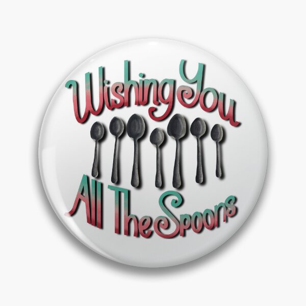 Item preview, Wishing You All the Spoons Pink and Green designed and sold by AnchoredMae.
