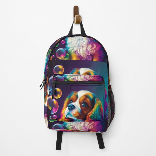 Item preview, multicolored long eared puppies designed and sold by AlmaBrillante.