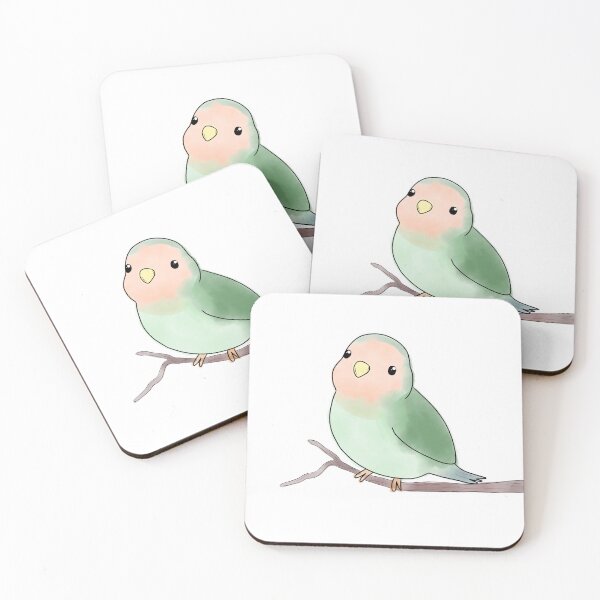 Item preview, Adorable cartoon lovebird designed and sold by ArtistryByColls.