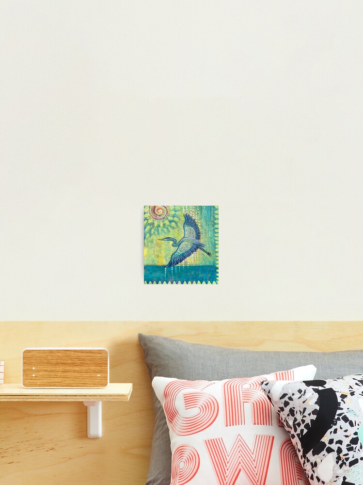 Thumbnail 2 of 3, Photographic Print, Great Blue Heron Healing designed and sold by margarettrost.