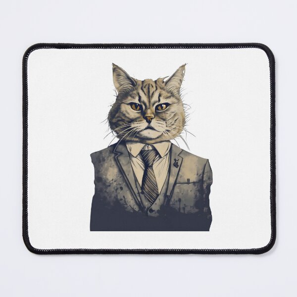 Item preview, Hard Day at the office Kitty Cat designed and sold by Bad Kitties.