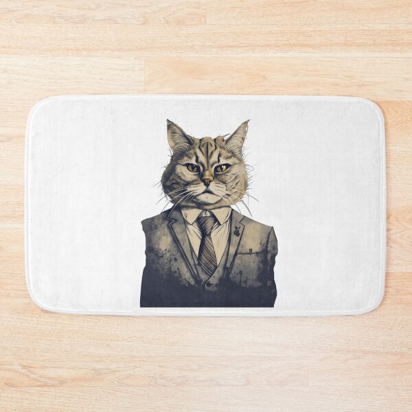 Item preview, Hard Day at the office Kitty Cat designed and sold by Bad Kitties.