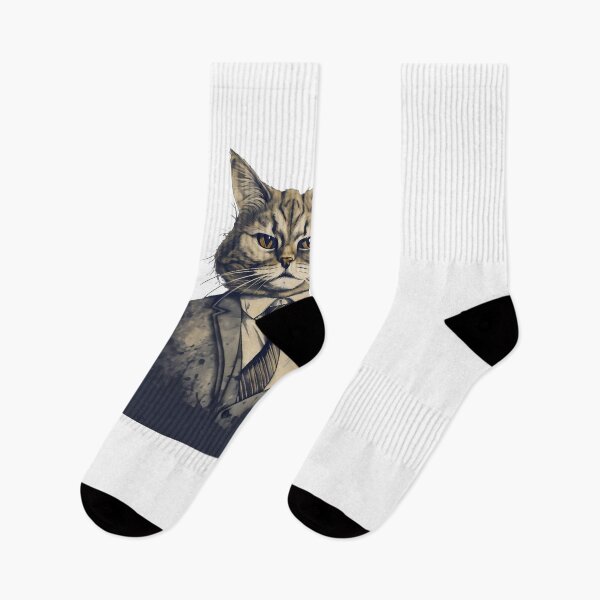 Item preview, Hard Day at the office Kitty Cat designed and sold by Bad Kitties.