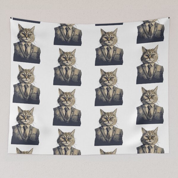Item preview, Hard Day at the office Kitty Cat designed and sold by Bad Kitties.