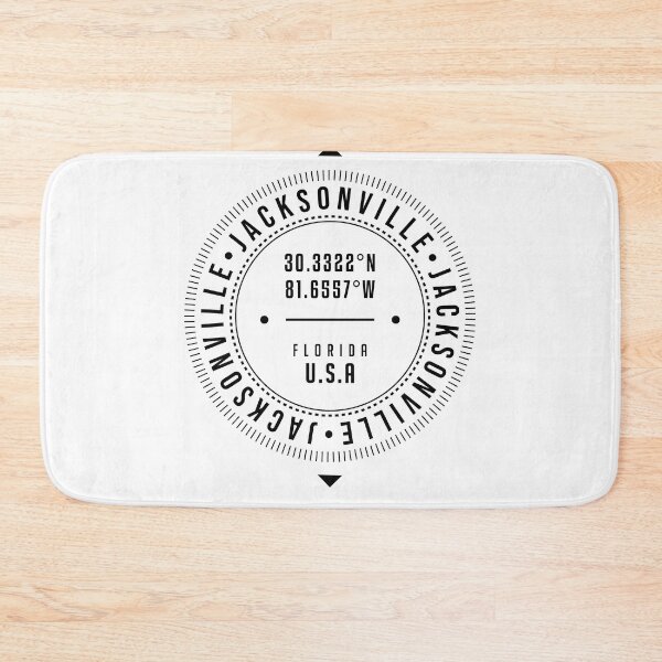 Item preview, Jacksonville, Florida, USA - 1 - City Coordinates Typography Print - Classic, Minimal designed and sold by Studio Grafiikka.