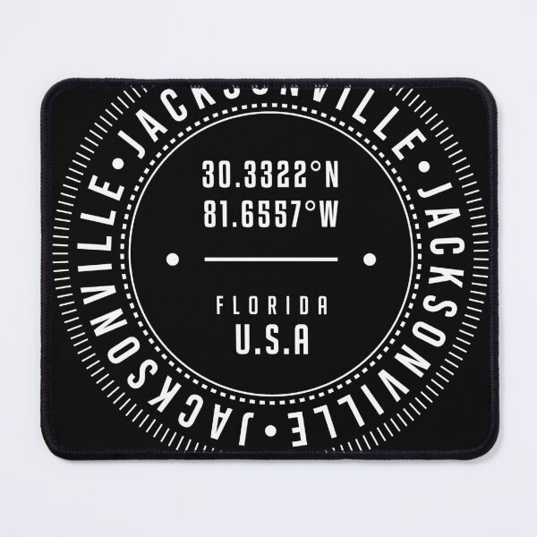 Item preview, Jacksonville, Florida, USA - 1 - City Coordinates Typography Print - Classic, Minimal designed and sold by Studio Grafiikka.