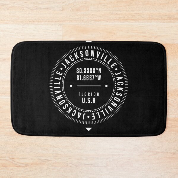 Item preview, Jacksonville, Florida, USA - 1 - City Coordinates Typography Print - Classic, Minimal designed and sold by Studio Grafiikka.