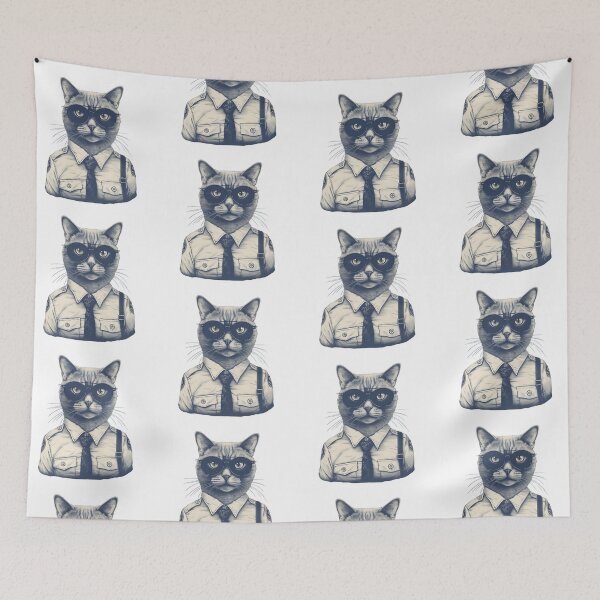 Item preview, Officer Kitty Cat designed and sold by Bad Kitties.