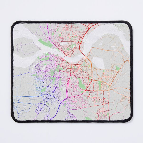 Item preview, Aalborg City Map of Denmark - Colorful designed and sold by deMAP.
