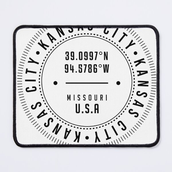 Item preview, Kansas City, Missouri, USA - 1 - City Coordinates Typography Print - Classic, Minimal designed and sold by Studio Grafiikka.