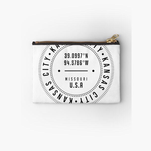 Item preview, Kansas City, Missouri, USA - 1 - City Coordinates Typography Print - Classic, Minimal designed and sold by Studio Grafiikka.