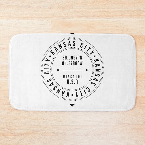 Item preview, Kansas City, Missouri, USA - 1 - City Coordinates Typography Print - Classic, Minimal designed and sold by Studio Grafiikka.