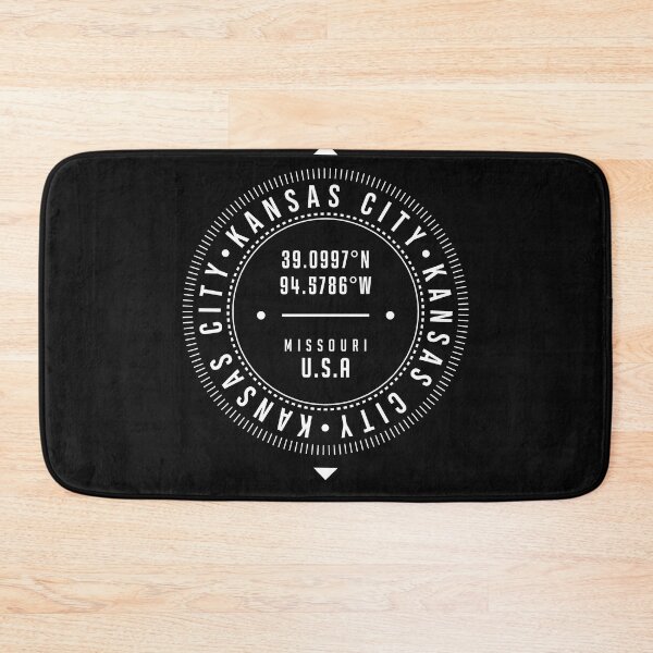 Item preview, Kansas City, Missouri, USA - 1 - City Coordinates Typography Print - Classic, Minimal designed and sold by Studio Grafiikka.
