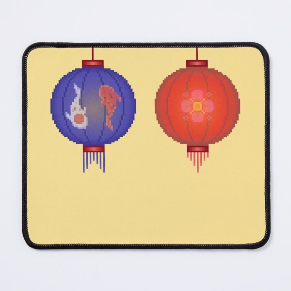 Item preview, pixel paper lanterns designed and sold by autumnalmanac.