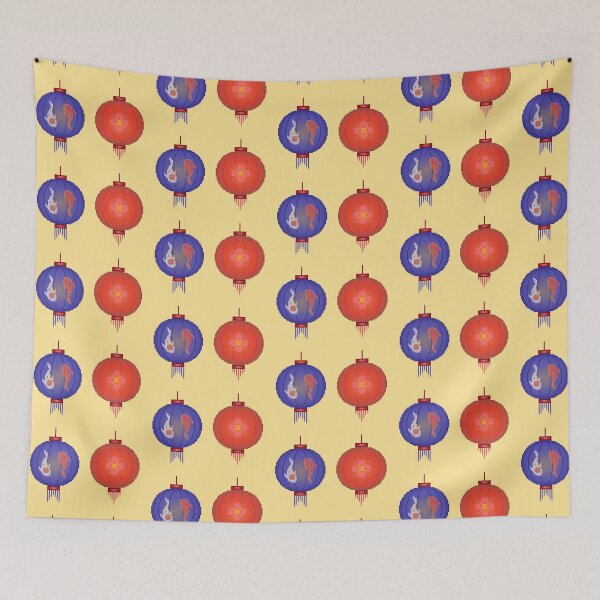 Item preview, pixel paper lanterns designed and sold by autumnalmanac.