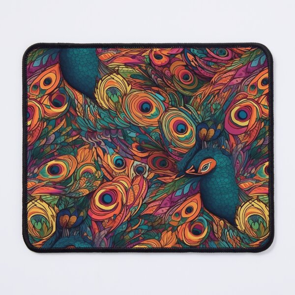 Item preview, Technicolor Wildlife Animal Peacock Pattern #2 designed and sold by NextEchelon.