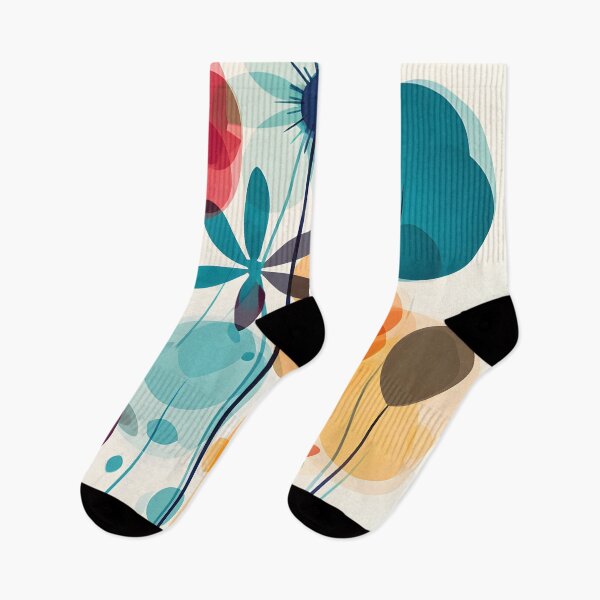 Item preview, Retro Floral | Minimalist | 60's Flowers designed and sold by StickeryPickery.