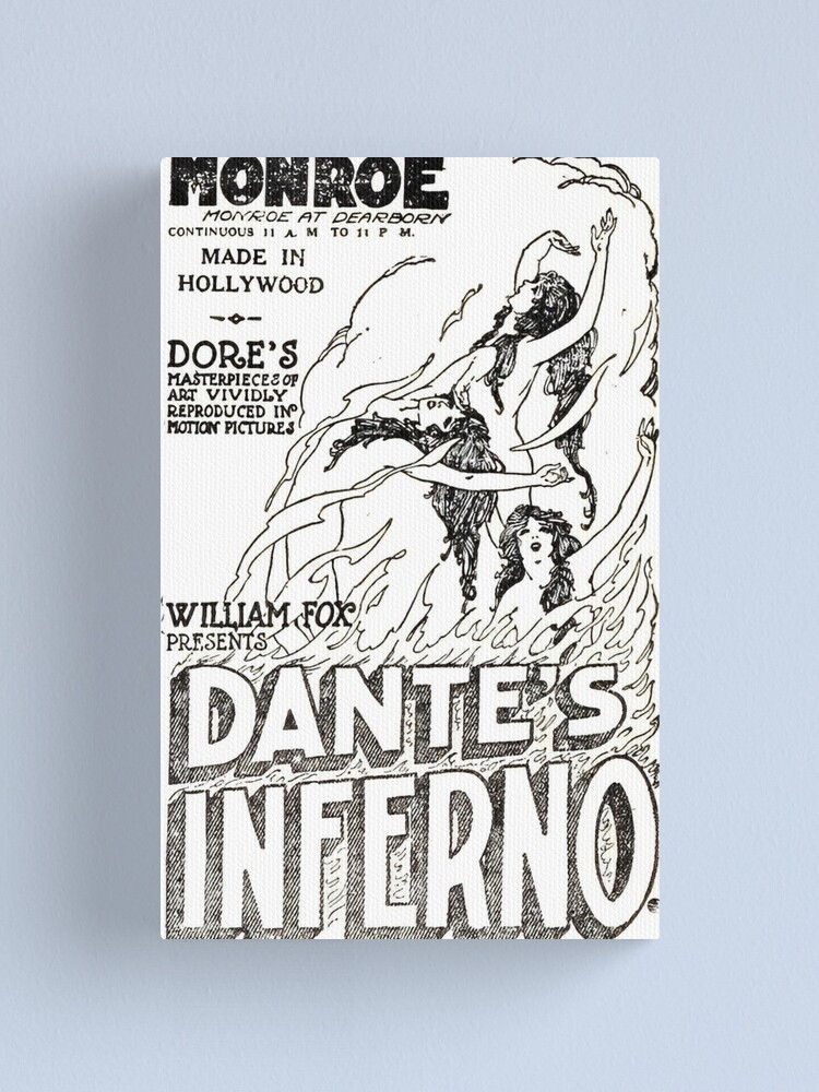 Advertisement for the film Dante's Inferno 1924 - vintage movie Art  Print for Sale by EmeGauna