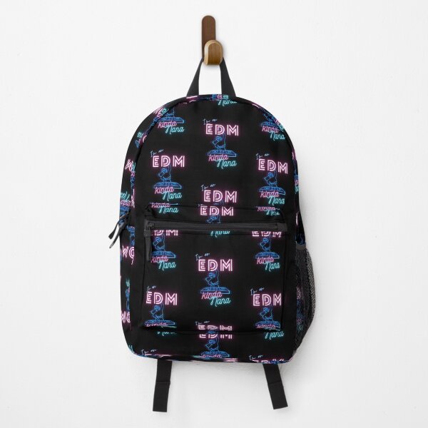 Item preview, EDM kinda Nana Glowing Neon Text With Female DJ Artwork -best on black! EDC Music Festival Gear for Nana or Support your Raver grandkids! designed and sold by MunsyArt.
