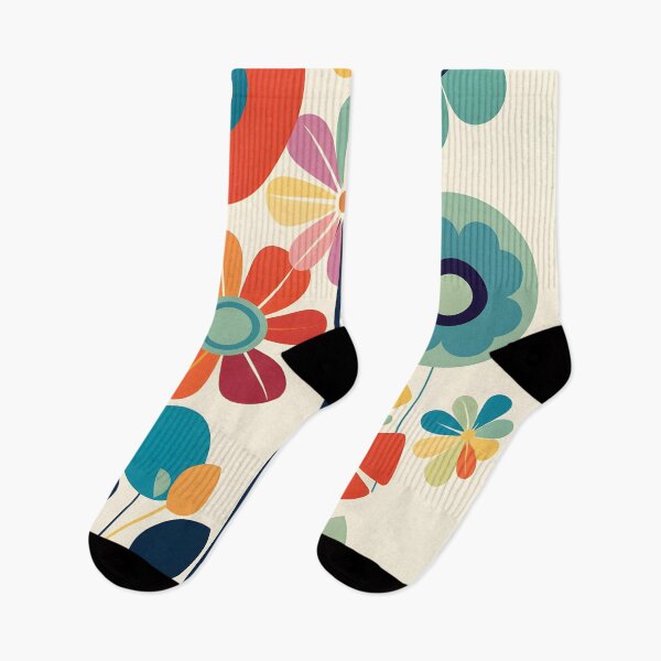 Item preview, Retro Floral | Minimalist | 60's Flowers | Mother's Day designed and sold by StickeryPickery.
