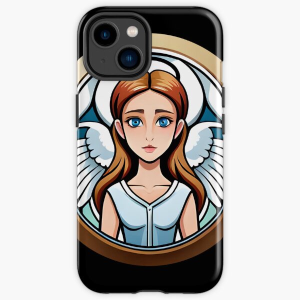 Ángel Figura de mujer. Diseño exclusivo a color Funda resistente para iPhone