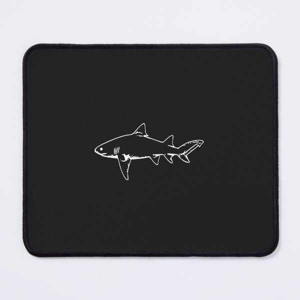 Item preview, Black shark line art phone case designed and sold by Lilyworks.