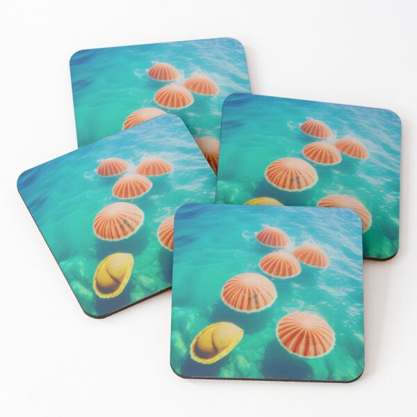 Item preview, Seashells Afloat designed and sold by Sweet-Medley.