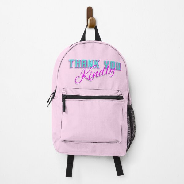 Item preview, Thank You Kindly Script in Turquoise and Magenta on Soft Pink - Modern 3d Lettering designed and sold by MFGB-Creations.