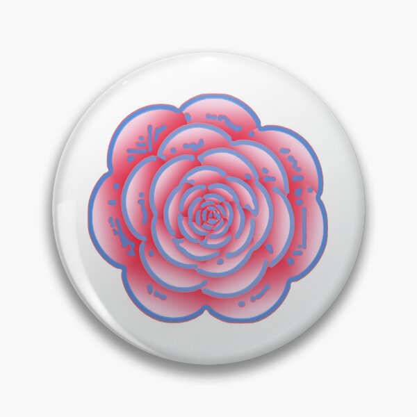 Item preview, Rose Line Art In Pale Blue And Pale Pink designed and sold by Heathermarie321.