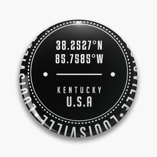 Item preview, Louisville, Kentucky, USA - 1 - City Coordinates Typography Print - Classic, Minimal designed and sold by Studio Grafiikka.