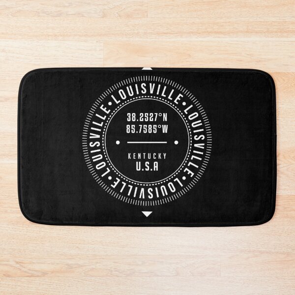 Item preview, Louisville, Kentucky, USA - 1 - City Coordinates Typography Print - Classic, Minimal designed and sold by Studio Grafiikka.