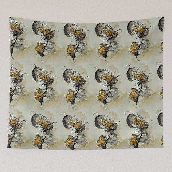 Item preview, Baidora - Floral drawing with watercolor (1/4) designed and sold by sabantha.