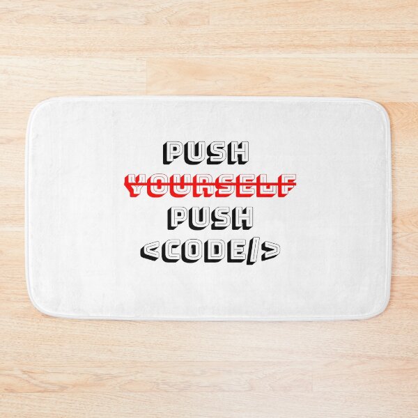 Item preview, Push the code, cool coding design designed and sold by Creative Life.