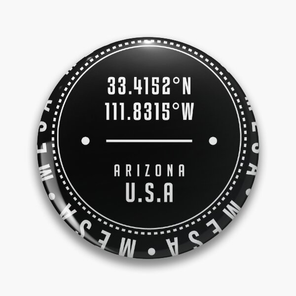 Artikelvorschau, Mesa, Arizona, USA - 1 - City Coordinates Typography Print - Classic, Minimal entworfen und verkauft von Studio Grafiikka.