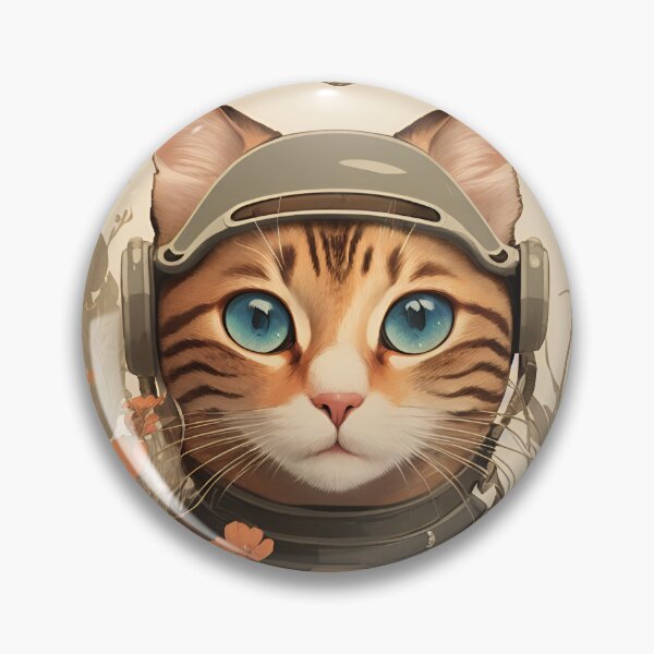 Item preview, cat in space suite  designed and sold by Vvisions.