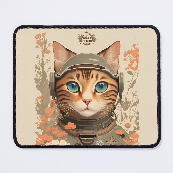 Item preview, cat in space suite  designed and sold by Vvisions.