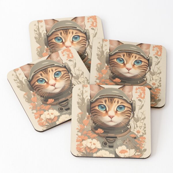 Item preview, cat in space suite  designed and sold by Vvisions.